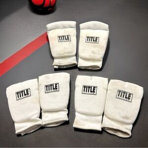 Title Boxing fist guards - three pairs for one little price